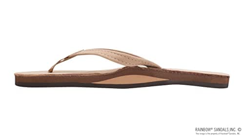 Rainbow Sandals Women's Narrow Strap Womens, Sierra Brown, Large (7.5 - 8.5)