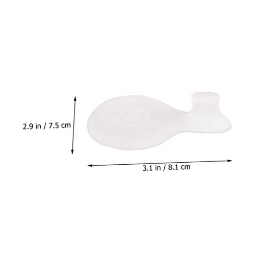 CALLARON 1 Pair Silicone Toe Pad Toe Separators for Feet Straightener Corrector Adjuster Protector