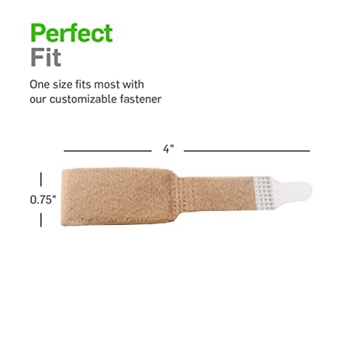 NatraCure Cushioned Toe Wraps - 6 PACK - (May help Broken Toes, Straightening Hammertoes, Overlapping Toes, Claw Toes and Broken Toes)