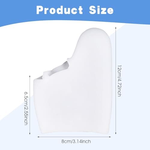 Gel Big Toe Cap & Metatarsal Sleeves, 2 Pack Silicone Big Toe Protector Reusable Bunion Corrector for Women and Men to Help Relieve Bunion Pain, Prevent Corns, Calluses, Blisters, Ingrown Toenails