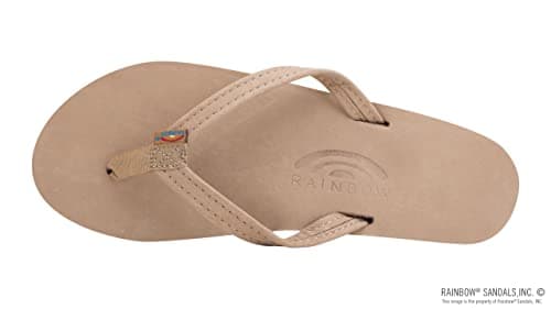 Rainbow Sandals Women's Narrow Strap Womens, Sierra Brown, Large (7.5 - 8.5)