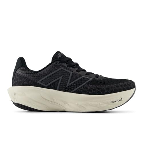 New Balance Women's Fresh Foam X 1080 V14 Running Shoe, Black/Phantom/Sea Salt, 8 M