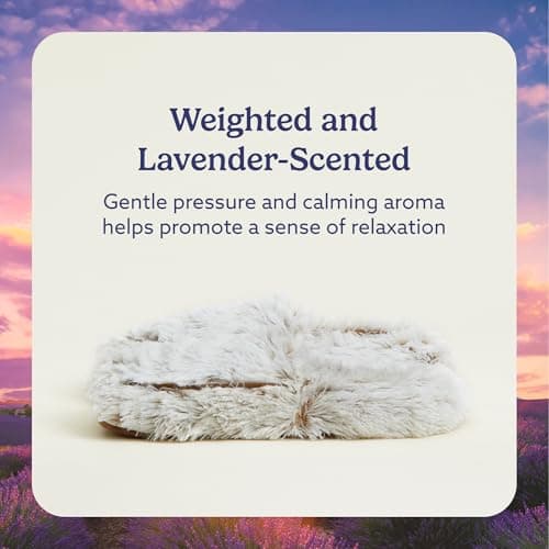 warmies Microwaveable House Slippers for Women - Plush, Soft & Fuzzy Indoor Slippers with Backs & Non-Slip Memory Foam Soles - Cozy Warm Ladies Slipper