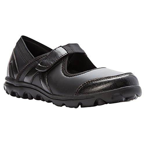 Propét Womens Onalee Walking Walking Sneakers Shoes - Black - Size 8 3E