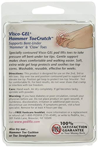 Complete Medical Visco-Gel Hammer Toecrutch Pk/2, Medium