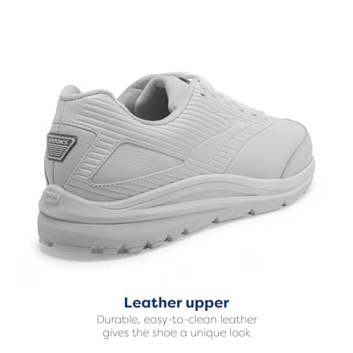 Brooks Women's Addiction Walker 2 Walking Shoe - White/White - 8 Medium