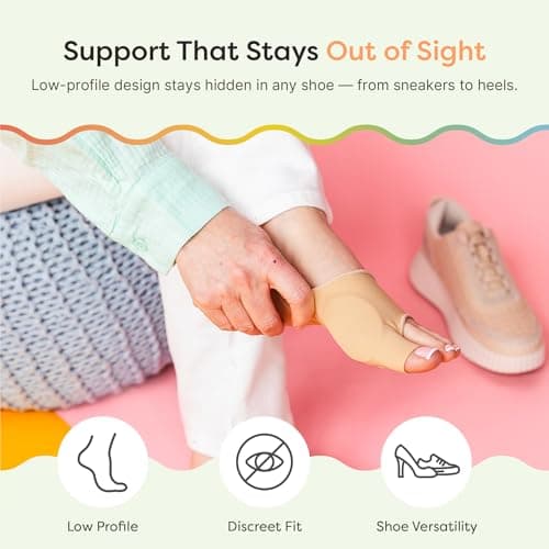 ZenToes Bunion Relief Sleeve | Gel Bunion Pads & Corrector for Men & Women | Cushioned Support for Toe Alignment & Pain Relief | 1 Pair (Large, Women’s 7-12, Men’s 6-10)