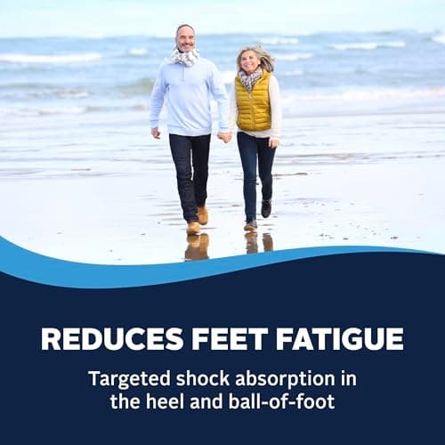Airplus Super Gel Cushion Insole for Women’s Shoe Sizes 5-11 – All-Day Comfort, Shock Absorption, Gel Zones, Full-Length Footbed, Trim-to-Fit for Casual, Athletic, Dress Shoes, and Work Boots