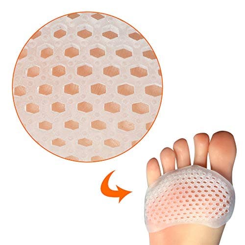 Hoogoo Toe Pads Ball of Toe Cushions Metatarsal Pads Ball of Foot Pads Callus Foot Pain Relief Bunion Forefoot Cushioning Relief Women