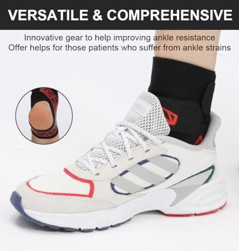 SUJAYU 2 Pack Ankle Brace & Elastic Supports for Men & Women, Ankle Support Ankle Compression Sleeve, Plantar Fasciitis Relief Achilles Tendonitis Brace Achilles Tendonitis Wrap (Pink, S/M)