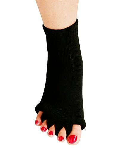 Nachvorn Yoga Sports GYM Five Toe Separator Socks Alignment Pain Health Massage Socks, Prevent Foot Cramps, One Pair,5Pairs