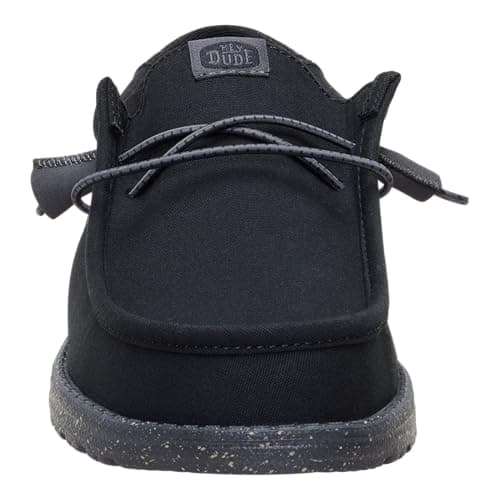 HEYDUDE Wally Hex Black/Black Size 11, Men’s Shoes, Slip-on Loafers, Comfortable & Light-Weight