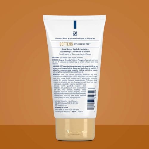 Gold Bond Softening Foot Cream, 4 oz., Foot Lotion with Shea Butter to Soften Rough & Dry Feet
