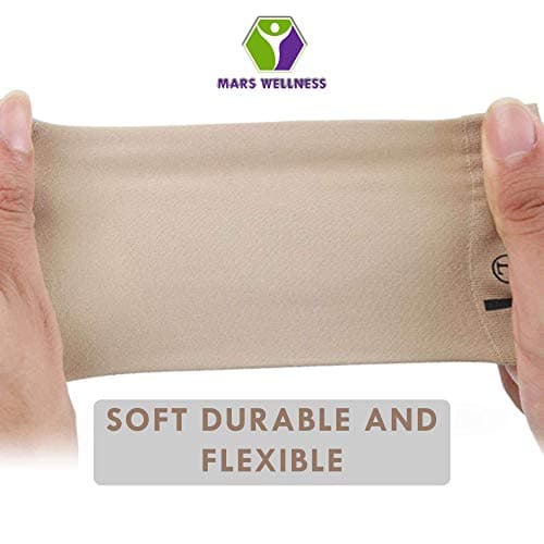 MARS WELLNESS Metatarsal Compression Arch Support Sleeve - Cushioned Gel Foot Sleeves - Flat Feet, Plantar Fasciitis, Foot Pain Relief, Heel Spurs - One Size Fits All - 2 Pairs