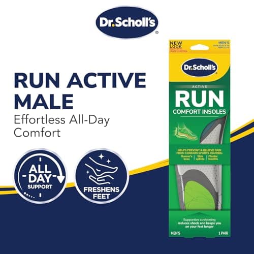 Dr. Scholl's® Run Active Comfort Insoles,Men's, 1 Pair, Trim to Fit Inserts