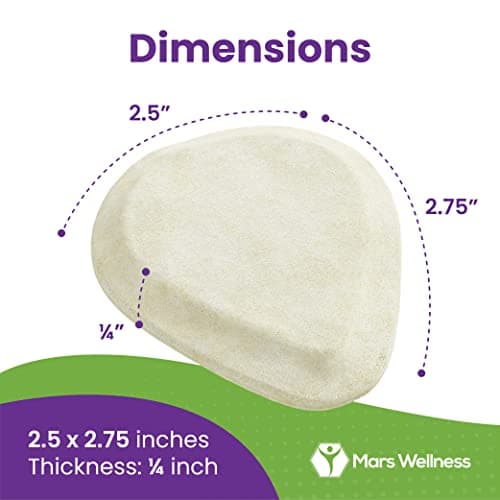 Metatarsal Felt Foot Pad Skived Cut (1/4" Thick) - Made in USA - Felt Metatarsal Pads for Women and Men - Ball of Foot Cushion - 6 Pairs (12 Pieces)