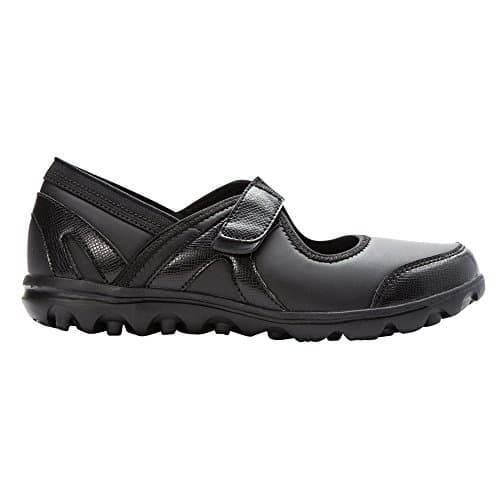 Propét Womens Onalee Walking Walking Sneakers Shoes - Black - Size 8 3E