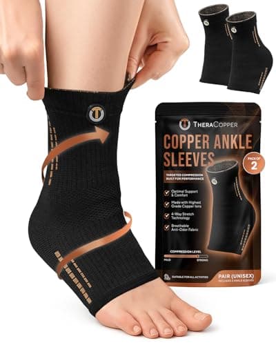 TheraCopper Copper Ankle Brace : mon avis après 2 semaines de test