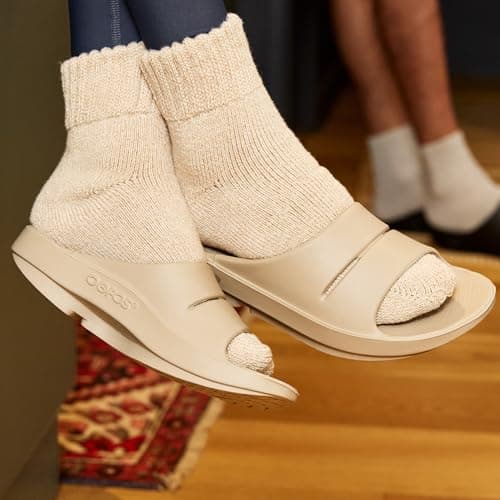 OOFOS OOahh Recovery Slide, Nomad - Women’s Size 8, Men’s Size 6