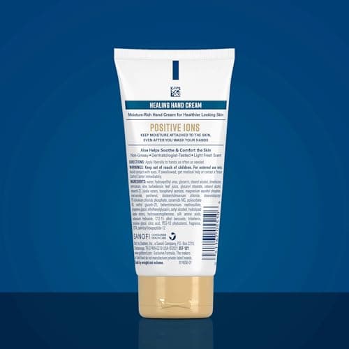 Gold Bond Healing Hand Cream with Aloe, Rich Moisturizer for Dry to Extra Dry Skin, Hydration that Lasts Through Handwashing, Non-Greasy, Dermatologist Tested, Light Scent, 3 Oz On-The-Go Tube