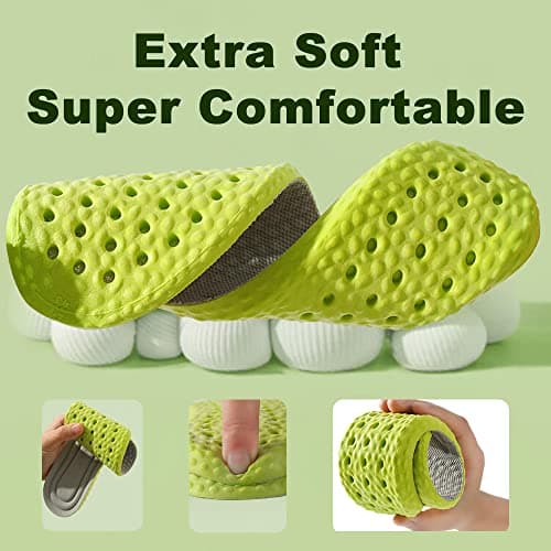 Shoe Insoles for Men Women, Memory Foam Insoles, Best Replacement Shoe Inserts, Providing Great Shock Absorption and Cushioning for Feet Relief, Prevent Foot Odor (Men 10-10.5 / Women 11-11.5)
