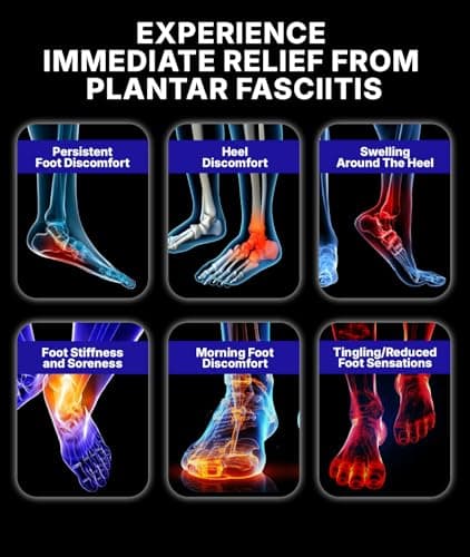 Koprez Plantar Fasciitis Sleeve - Plantar Fasciitis Relief, Plantar Fasciitis Socks, Ankle Compression Sleeve, Ankle Support for Women, Plantar Fasciitis Brace, Ankle Sleeve, Ankle Support Men