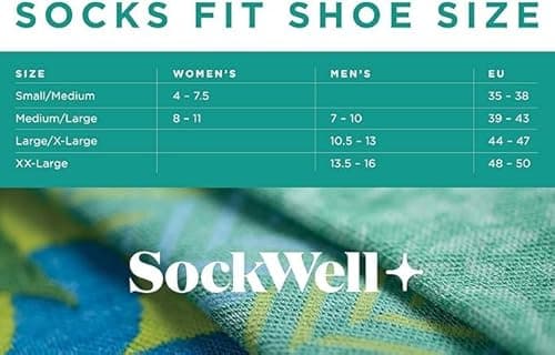 Sockwell Men's Elevation Firm Graduated Compression Sock, Black - L/XL