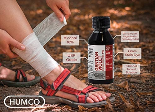 Humco Gentian Violet Topical Solution 1% Liquid - 2 Fl Oz