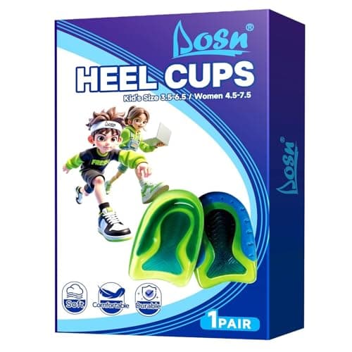 DLOSN Kids Heel Cups Review: Sollievo in Gel per i Dolori al Tallone dei Bambini Attivi