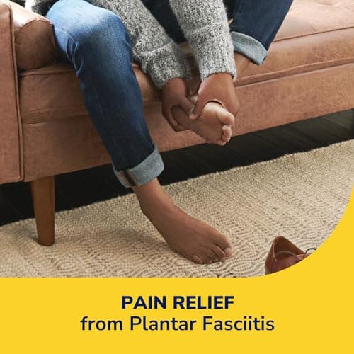 Dr. Scholl's Plantar Fasciitis Pain Patches with Hydrogel Flexible Technology, 8 Ct // Clinically Tested 12-Hour Daily Pain Relief - Contours to Your Foot - with Lidocaine & Menthol, 8 Treatments