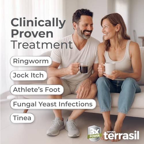 terrasil Antifungal Treatment (2-Product Kit 14g Tube + 75g Soap bar) Antifungal Cream with Clotrimazole and Natural Ingredients, Relief for Ringworm, Jock Itch, Athletes Foot, Fungal Yeast Infection
