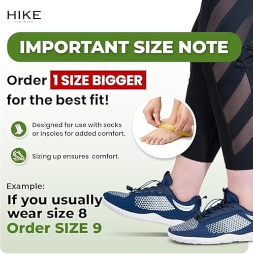 Hike Footwear HF Flow Barefoot Shoes for Women & Men - Minimalist Shoes with Arch-Support, Breathable Splash-Proof & Versatile Boot, Ergonomic Pain-Relief Posture Improvement Hiking Boots