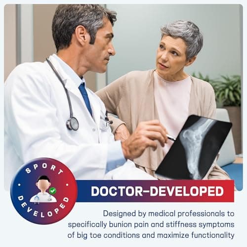 FULEEAN Big Toe Spacers,Hallux Valgus Corrector,Relieve Bunion Pain,Prevent Overlapping Toes, All-Day Comfort for Men & Women, Fits in Shoes.