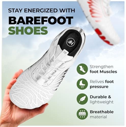 Hike Footwear Breathable Wide Toe Barefoot Shoes for Men & Women - Non-Slip Minimalist Athletic Footwear for Walking, Running, Hiking, and Daily Wear.