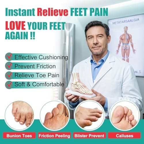 Gel Toe Protectors, Open Toe Sleeves Toe Tubes Toe caps (20 PCS),NEW Material, Great for Bunion Blisters, Corns, Hammer Toes, Toenails Loss, Friction Pain Relief and More. (for Pinky Toes)