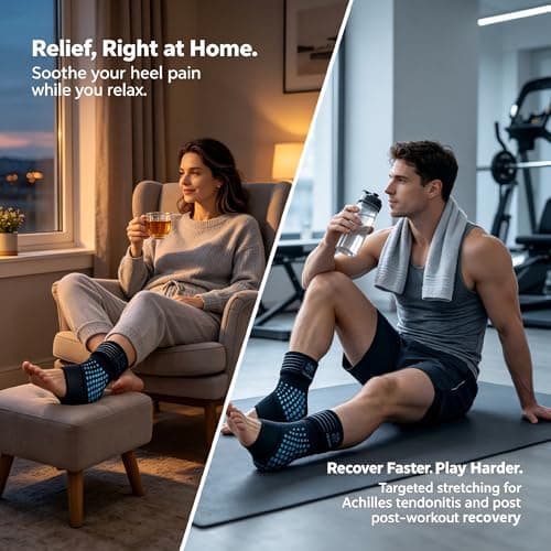 onlyfacap Adjustable Ankle Ice Pack Wrap, Reusable Hot & Cold Therapy Gel Foot Ice Pack for Swelling, Sprains and Plantar Fasciitis Relief, Flexible Achilles Tendonitis Support for Men & Women