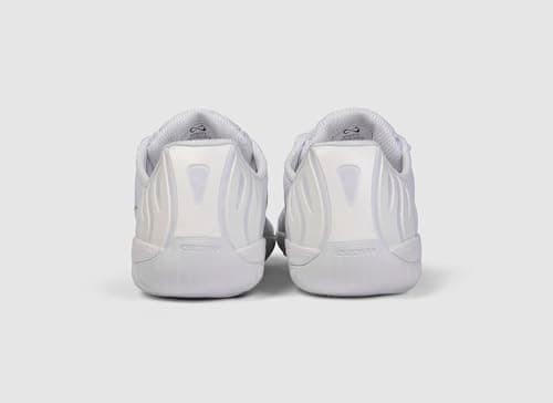 Nfinity Vengeance White Cheer Shoes for Women – High-Performance Indoor Gym Sneakers for Cheerleading, Dance, and Sports Training – Lightweight and Durable for Competition