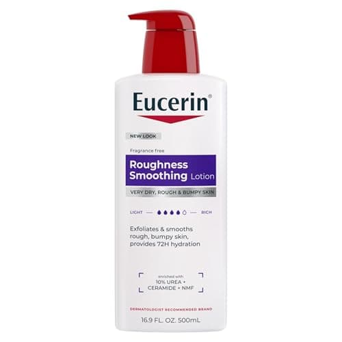 Test Eucerin Roughness Relief : lotion urée peau très sèche