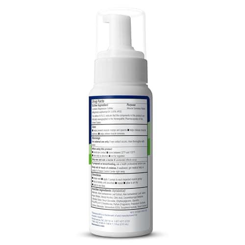 Theraworx Relief for Muscle Cramps Foam Fast-Acting Muscle Spasm, Leg Soreness with Magnesium Sulfate - 7.1 oz - 1 Count