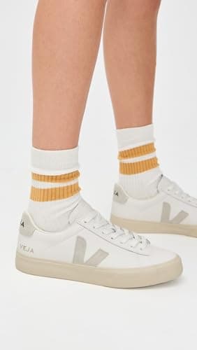 Veja Women's Campo Sneakers, Extra White/Natural Suede, 8 Medium US