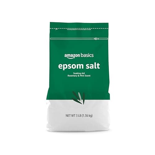 Amazon Basics Epsom Salt Soaking Aid Rosemary & Mint Review