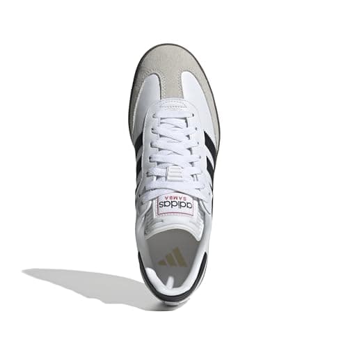 Adidas Unisex-Adult Samba Indoor, White/Black/Vivid Red, 7