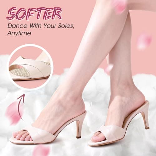 Zaiwoo Ball of Foot Cushions for Women(2 Pairs Foot Pads), High Heel Inserts, Metatarsal Pads Women, Pain Relief and Comfort,Anti Slip, Invisible