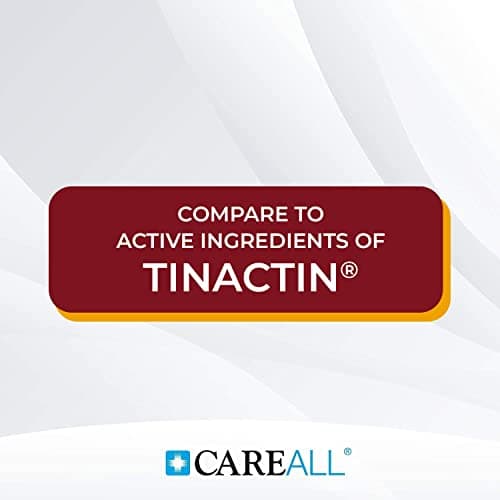 CareAll Tolnaftate Cream USP 1%, 1.0 oz. Tube (4 Pack), Effective Antifungal Treatment and Itch Relief for Athlete’s Foot, Jock Itch, Ringworm, Compare to Leading Brand