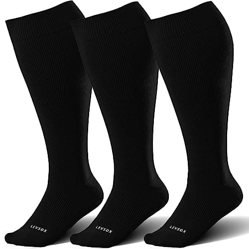 LEVSOX Chaussettes de Compression Grande Taille – Avis Complet