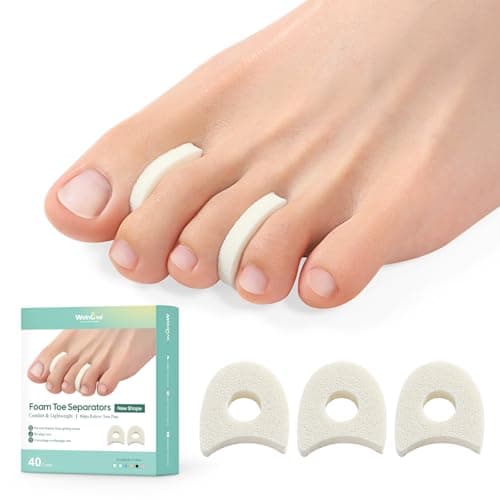 Welnove Foam Toe Separators Avis : 40 séparateurs pour douleurs aux orteils