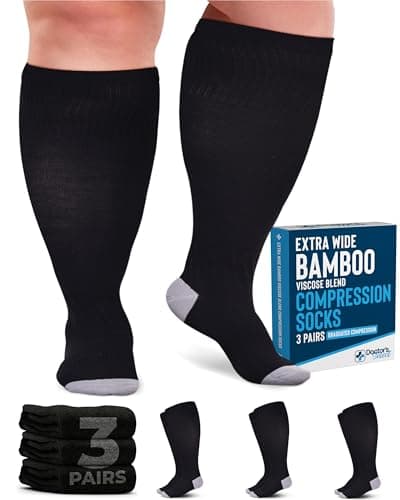 Plus Size Kompressionsstrümpfe Test 2025 – Doctor's Select Wide Calf