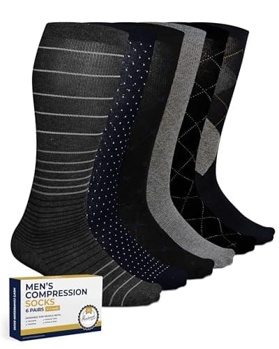Pembrook Compression Socks for Men Review: 6-Pack 8-15 mmHg Tested