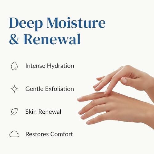 Epielle Intensive Repairing Hand Mask 6 Pairs, Soften with Coconut Oil & Milk Extract, Deep Moisturizing Gloves for Dry, Rough Skin, Self Care Gifts for Women, Spa Kit, Mothers Day Gifts