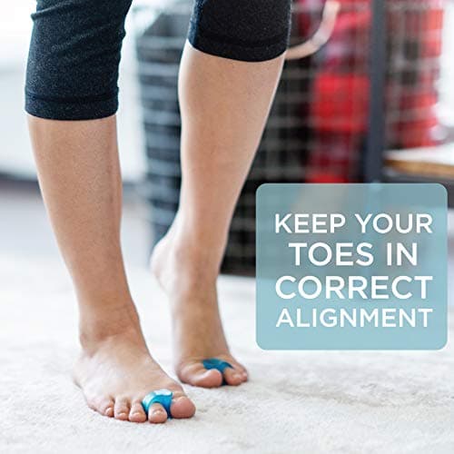 Mind Bodhi Single-Loop Toe Separators 4-Pack: Correcting Bunions and Restoring Toes to Their Original Shape - For Men and Women - Toe Spacers Bunion Corrector - Clear